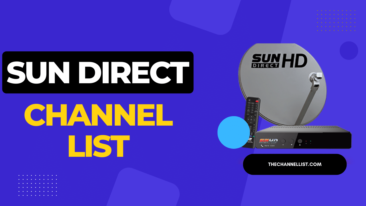 500+ Sun Direct Channel List with Number - The Channels List