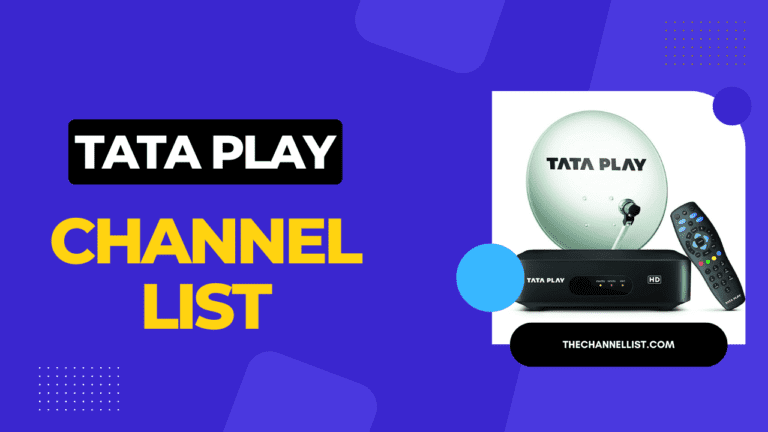 500+ Tata Play Channels List 2023