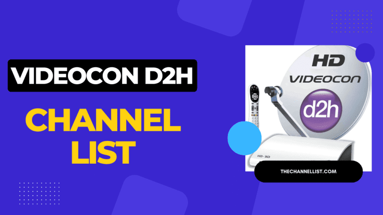 Videocon D2h Channel List 2024