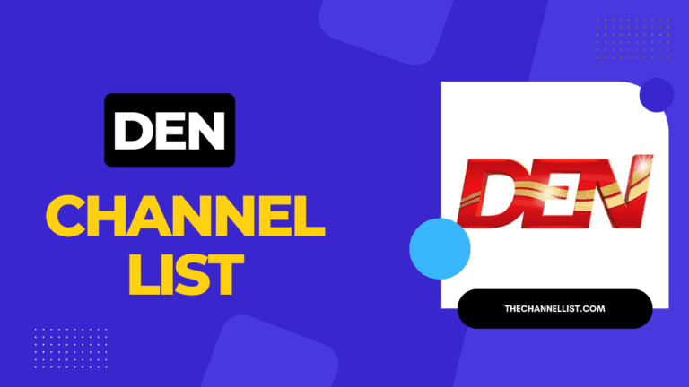 DEN Cable Channel List with Number 2024