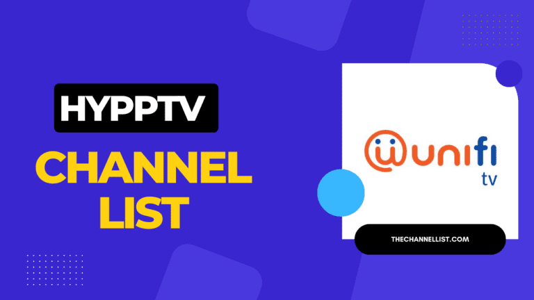 Unifi HyppTV Channel List 2023