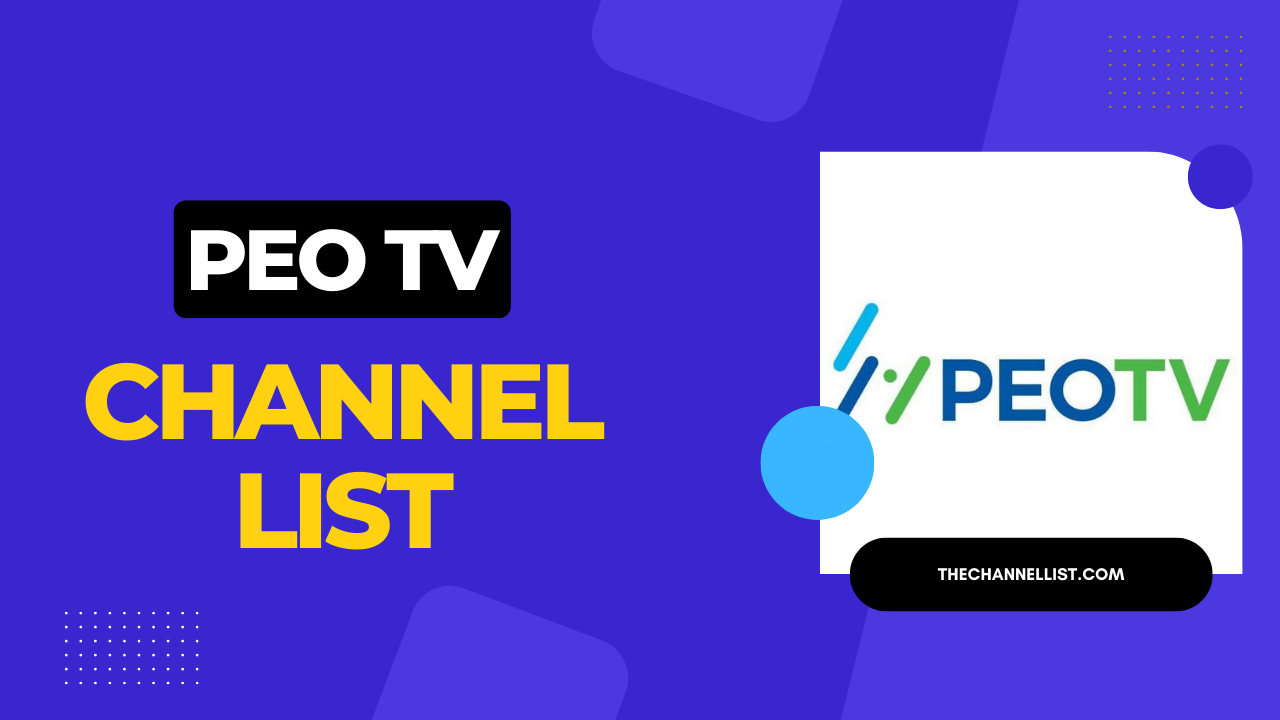 PEO TV Channel list
