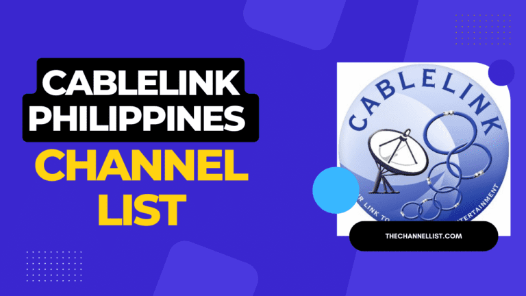 Cablelink Channel List with Number [Philippine] PDF 2024