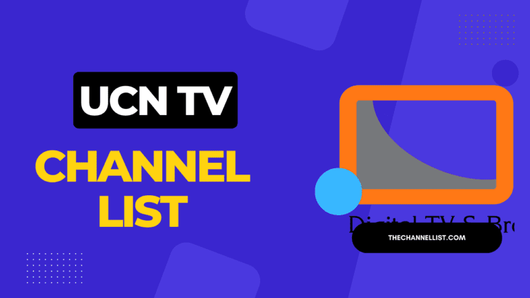 UCN Cable TV Channel List with Number 2022