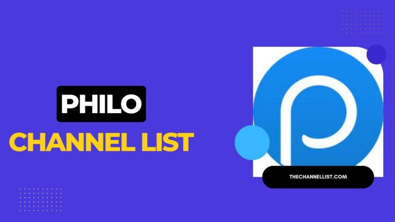 Philo Channel List 2023