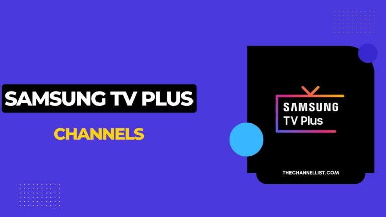 Samsung TV Plus Channel List [with PDF] 2024